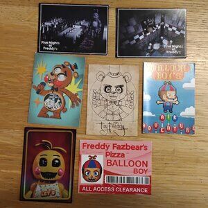 FNAF 7 trading cards  Five Nights at Freddy's